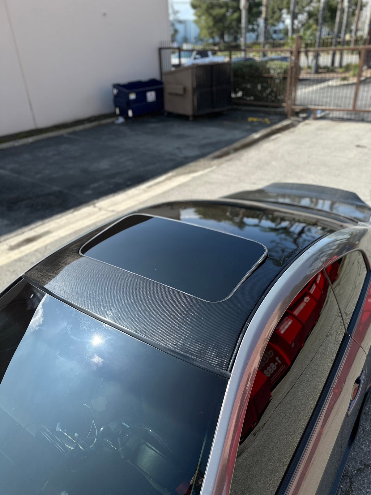 Infiniti G35 Coupe Carbon Fiber Roof Cap
