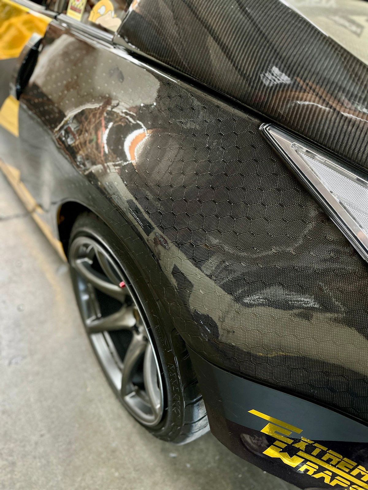Nissan 350Z OEM Style Carbon Fiber Rear Quarter Panel Caps